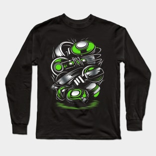 Headphones Long Sleeve T-Shirt